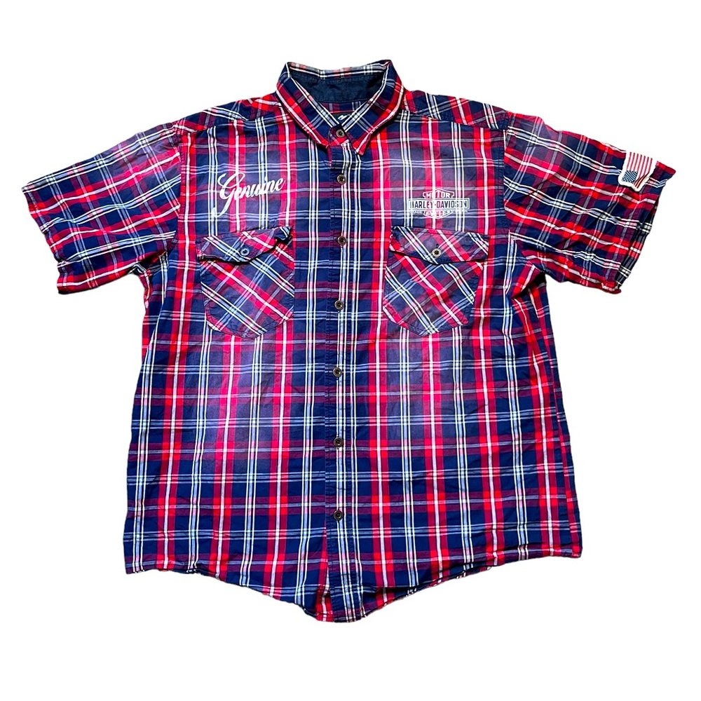 Harley Davidson Button Up